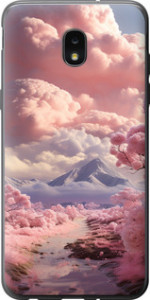 Чехол на Samsung Galaxy J7 2018 Розовые облака 5660u-1502 (Фиолетовый)