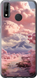 Чохол на Huawei Y8s Рожеві хмари 5660u-2027 (Фіолетовий)