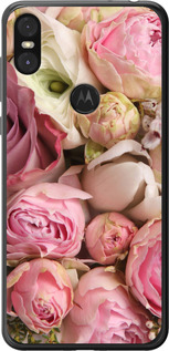 Чехол на Motorola One Розы v2 2320t-1589 (Розовый)