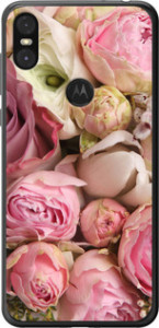 Чехол на Motorola One Розы v2 2320t-1589 (Розовый)