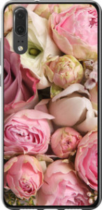 Чехол на Huawei P20 Розы v2 2320u-1396 (Розовый)