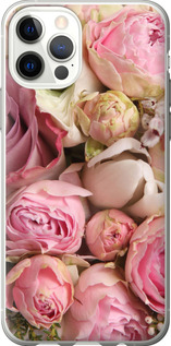 Чехол на iPhone 12 Розы v2 2320t-2053 (Розовый)