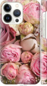 Чехол на iPhone 13 Pro Рози v2 2320m-2372 (Рожевий)