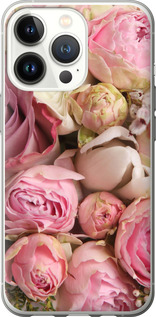 Чехол на iPhone 13 Pro Рози v2 2320t-2372 (Рожевий)