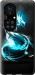Чохол на Huawei P50 Біло-блакитний вогняний дракон 113u-2292 (Блакитний)