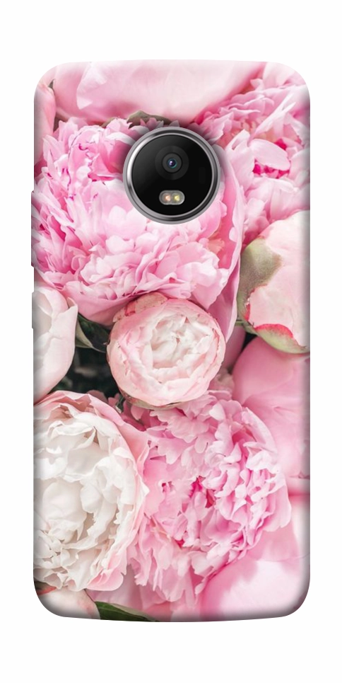 Чехол Pink peonies для Motorola Moto G5S