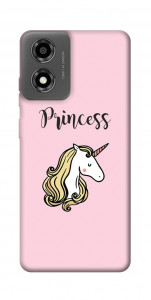 Чехол Princess unicorn для Motorola Moto E14