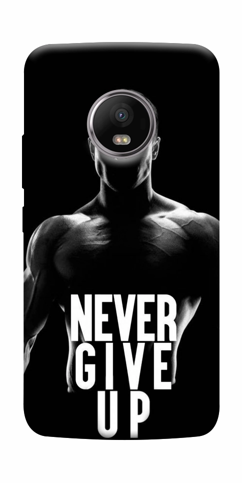 Чохол Never give up для Motorola Moto G5S