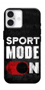 Чехол Sport mode on для iPhone 16