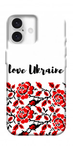 Чохол Love Ukraine для iPhone 16