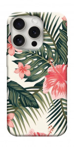 Чохол Tropic flowers для iPhone 16 Pro