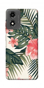 Чехол Tropic flowers для Motorola Moto E14