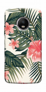 Чехол Tropic flowers для Motorola Moto G5S