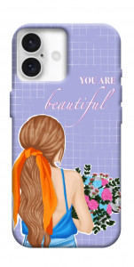 Чехол You are beautiful для iPhone 16