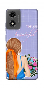 Чохол You are beautiful для Motorola Moto E14