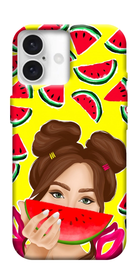 Чохол Watermelon girl для iPhone 16