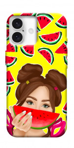 Чехол Watermelon girl для iPhone 16