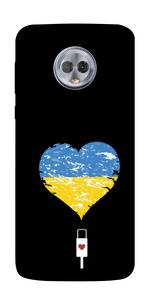 Чехол З Україною в серці для Motorola Moto G6 Plus