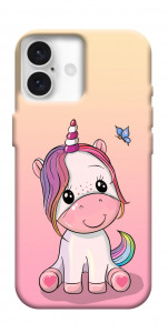 Чохол Сute unicorn для iPhone 16