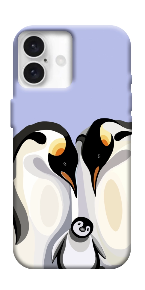 Чохол Penguin family для iPhone 16