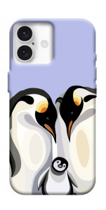 Чохол Penguin family для iPhone 16