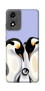 Чохол Penguin family для Motorola Moto E14