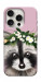 Чохол Raccoon in flowers для iPhone 16 Pro Max