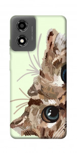 Чехол Cat muzzle для Motorola Moto E14