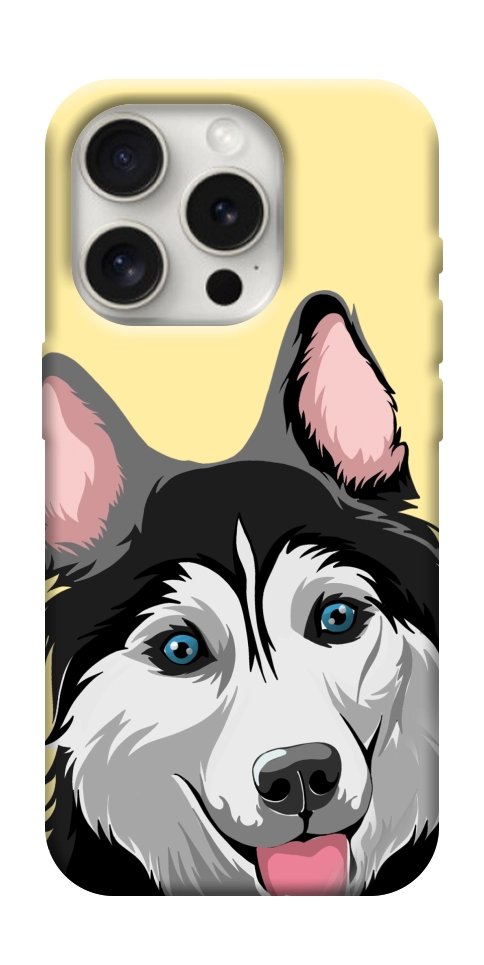 Чохол Husky dog для iPhone 16 Pro