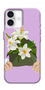 Чохол Flower message для iPhone 16