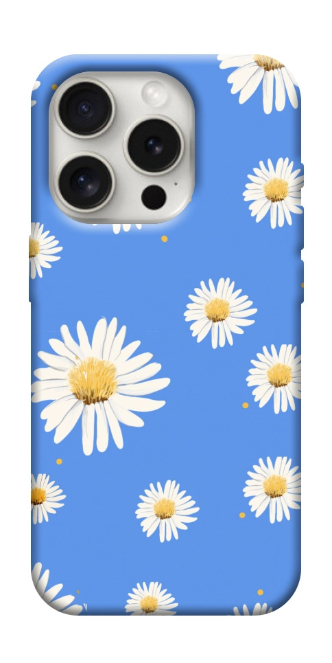 Чохол Chamomile pattern для iPhone 16 Pro