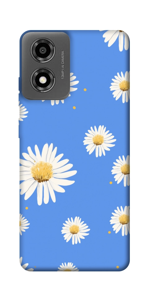 Чохол Chamomile pattern для Motorola Moto E14