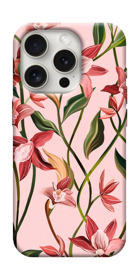 Чохол Floral motifs для iPhone 16 Pro