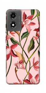 Чохол Floral motifs для Motorola Moto E14