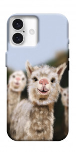 Чохол Funny llamas для iPhone 16