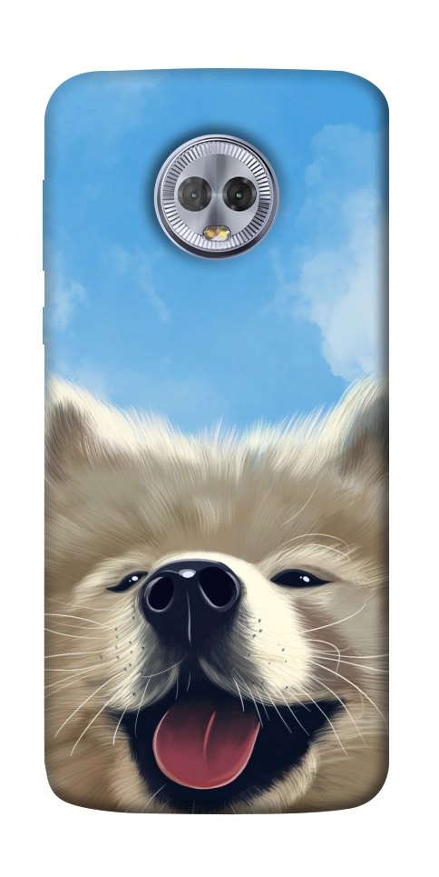 Чохол Samoyed husky для Motorola Moto G6 Plus