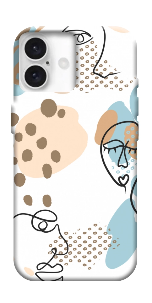 Чохол Face pattern для iPhone 16