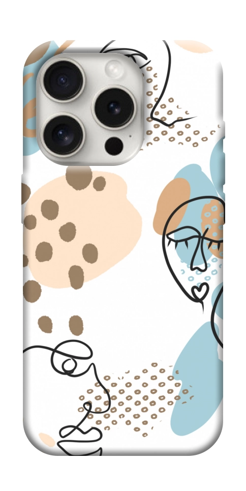 Чехол Face pattern для iPhone 16 Pro Max