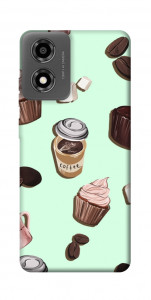 Чехол Coffee and sweets для Motorola Moto E14