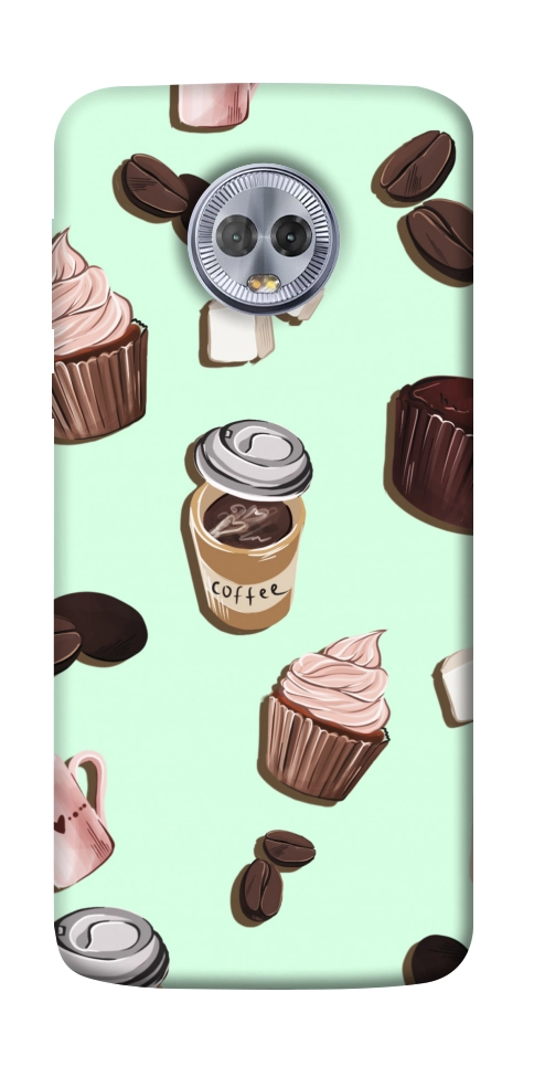 Чехол Coffee and sweets для Motorola Moto G6 Plus