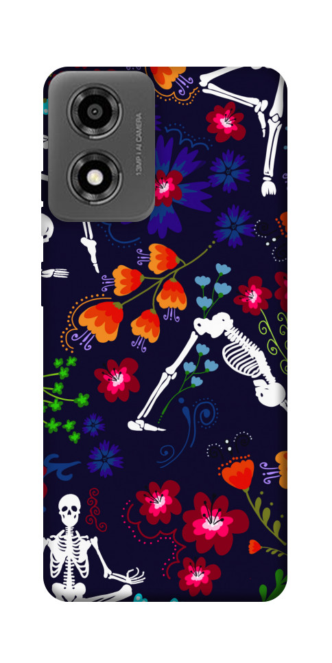 Чохол Yoga skeletons для Motorola Moto E14