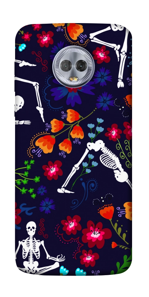 Чохол Yoga skeletons для Motorola Moto G6 Plus