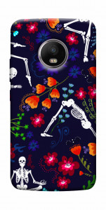 Чехол Yoga skeletons для Motorola Moto G5S