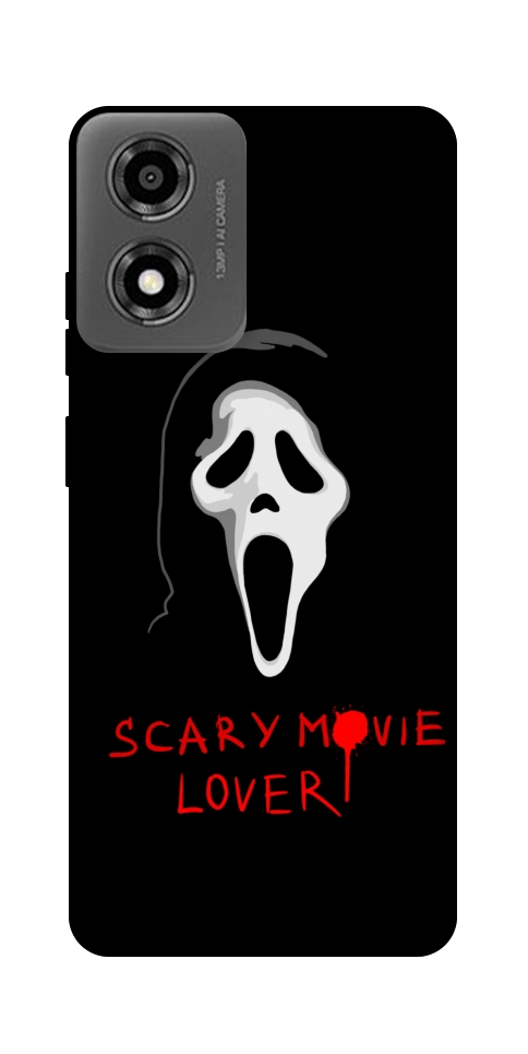 Чехол Scary movie lover для Motorola Moto E14