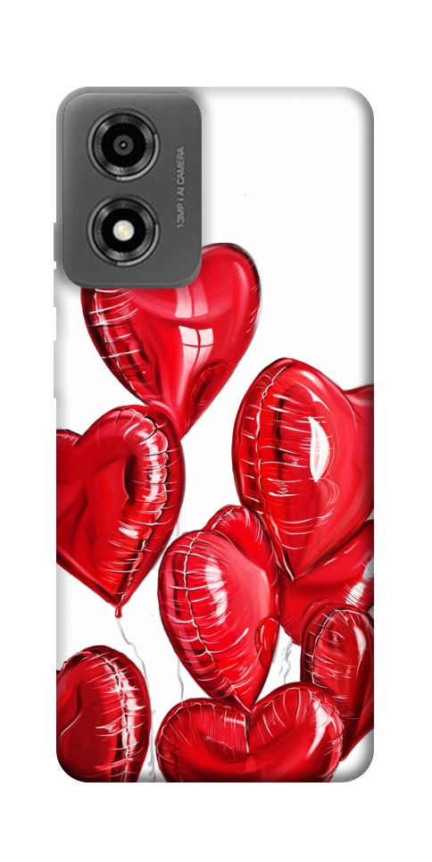 Чехол Heart balloons для Motorola Moto E14