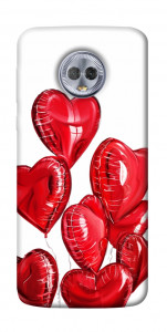 Чехол Heart balloons для Motorola Moto G6 Plus