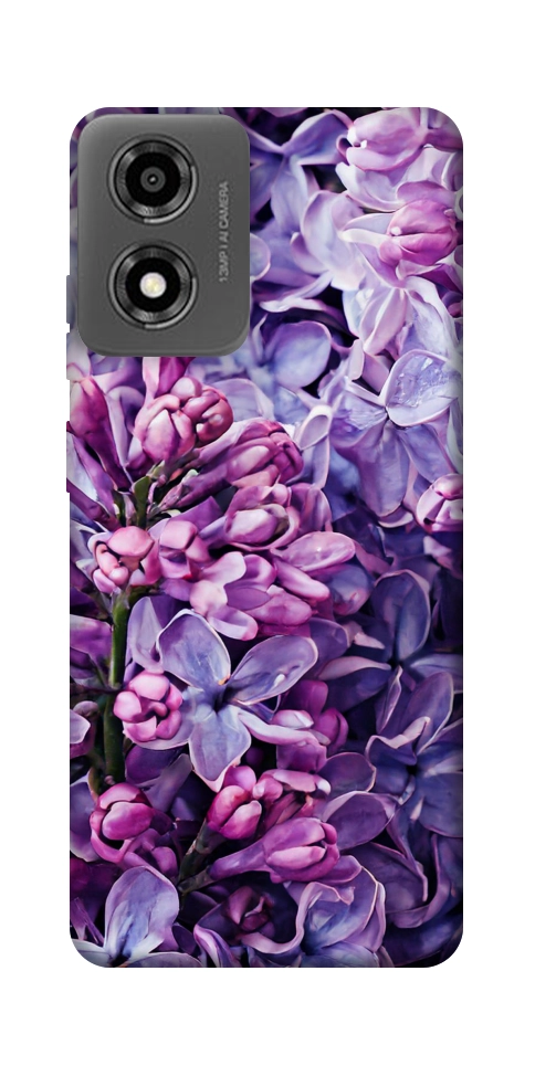 Чехол Violet blossoms для Motorola Moto E14