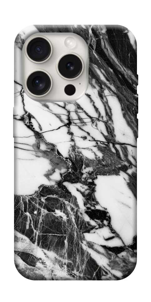 Чохол Calacatta black marble для iPhone 16 Pro Max