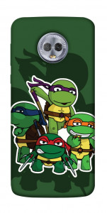 Чохол Green turtles для Motorola Moto G6 Plus