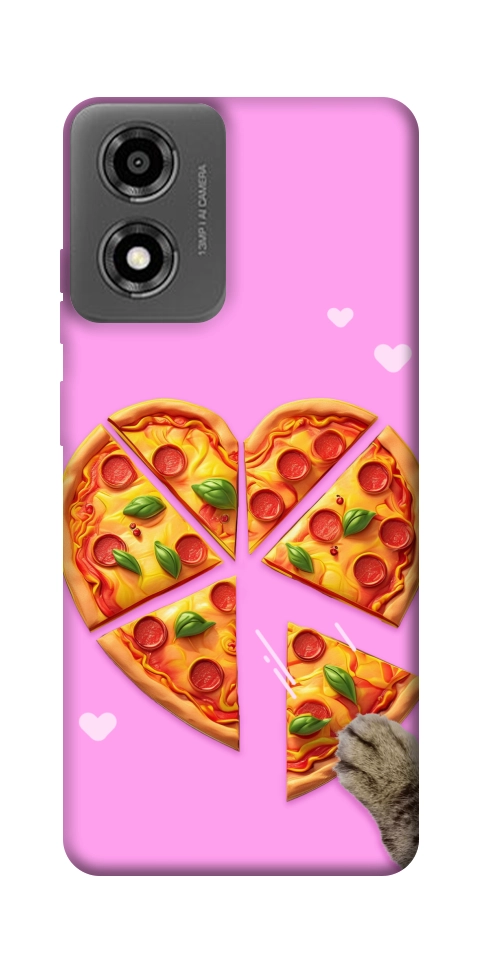 Чохол Pizza Love для Motorola Moto E14